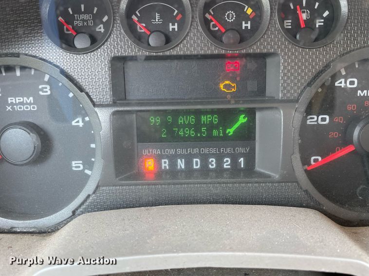 image for item LJ9666 2010 Ford F550 Super Duty XL  flatbed truck