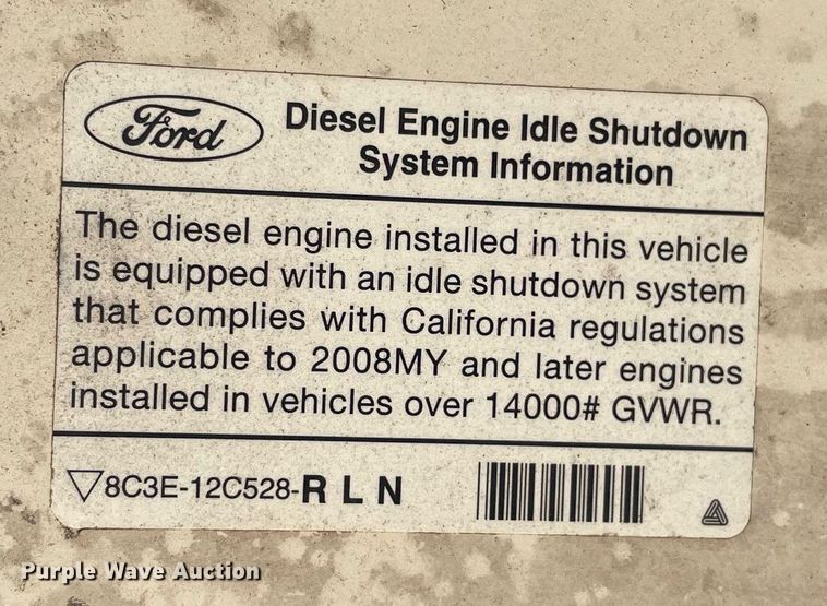 image for item LJ9666 2010 Ford F550 Super Duty XL  flatbed truck