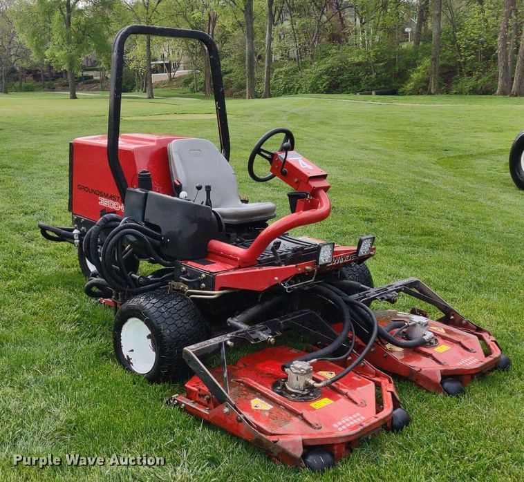 image for item LL9092 Toro Groundsmaster 3500D Sidewinder  lawn mower