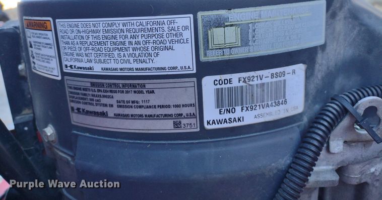 image for item LL9103 Gravely Pro Turn 272  ZTR lawn mower