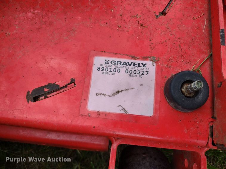 image for item LL9123 Gravely Rapid XZ  ZTR lawn mower