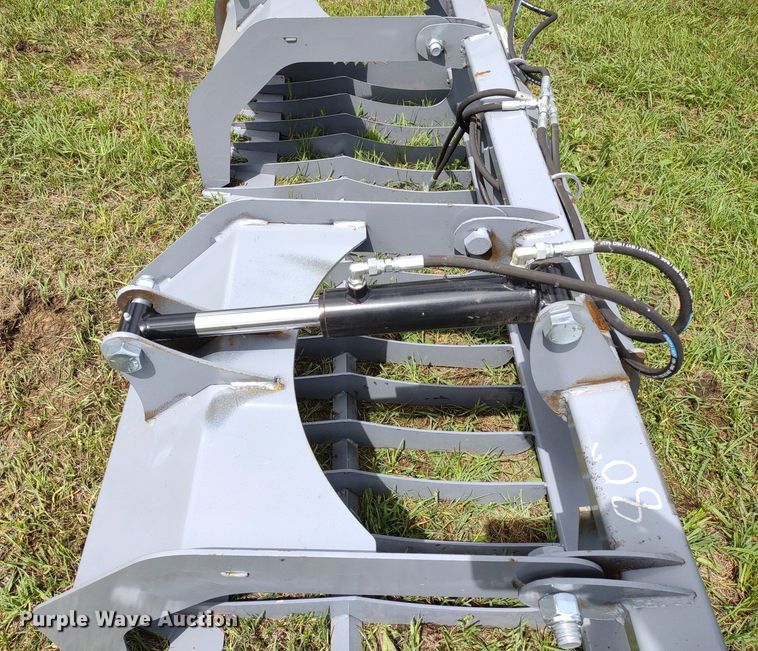 image for item LL9142 80"W skid steer grapple bucket