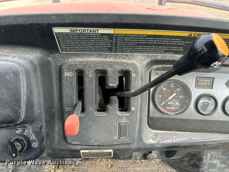 image for item LP9904 2009 Kubota RTV1140  utility vehicle