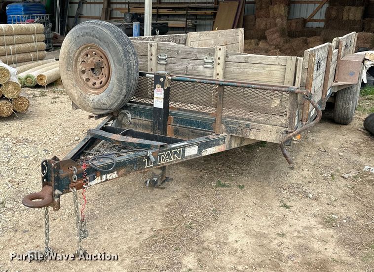 image for item LP9909 1997 Titan  utility trailer