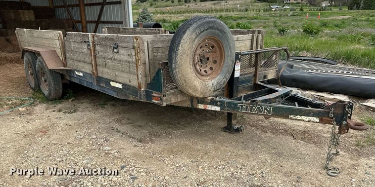 image for item LP9909 1997 Titan  utility trailer
