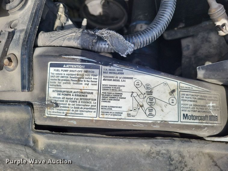 image for item LR9221 1999 Ford F450 Super Duty  refrigerated delivery truck