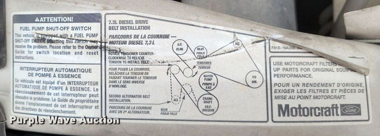 image for item LR9234 1999 Ford F450 Super Duty  utility / service truck