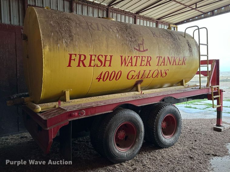 image for item LR9745 Shop built  tank trailer