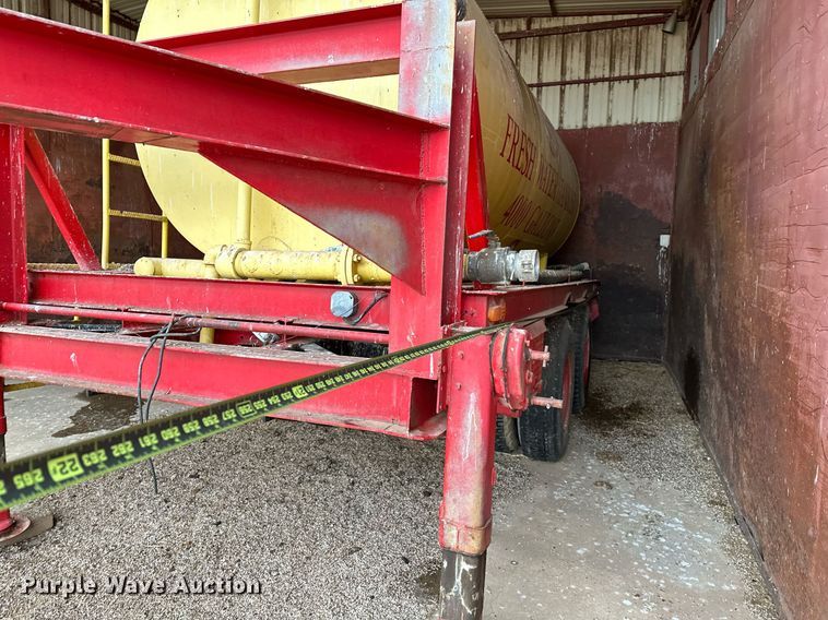 image for item LR9745 Shop built  tank trailer