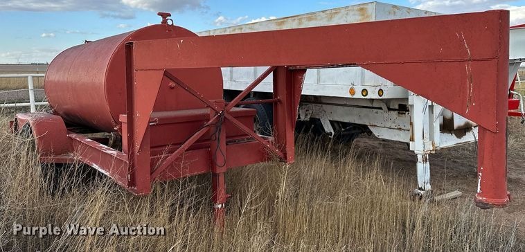 image for item LR9753 Shop built  fuel tank trailer