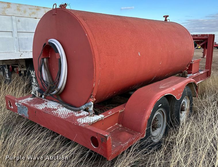 image for item LR9753 Shop built  fuel tank trailer