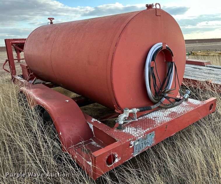 image for item LR9753 Shop built  fuel tank trailer