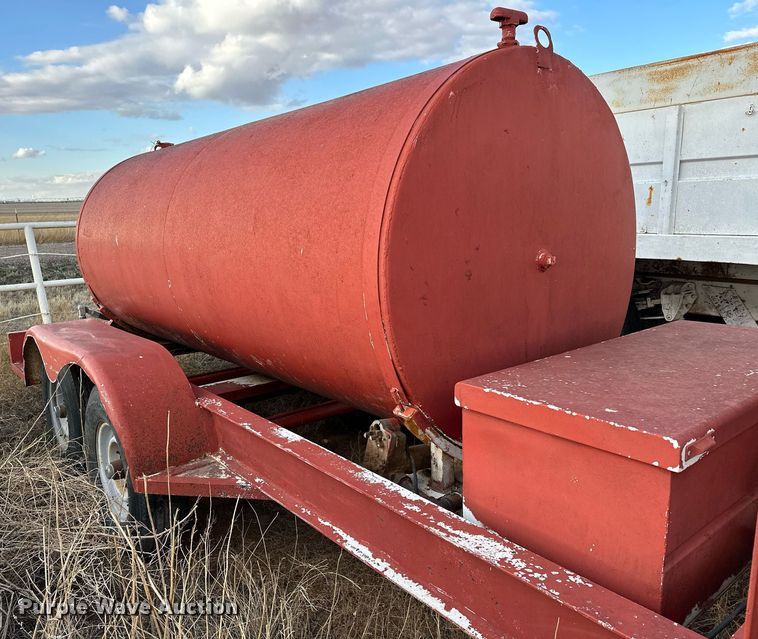 image for item LR9753 Shop built  fuel tank trailer