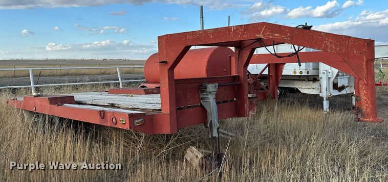 image for item LR9754 Shop built  equipment trailer