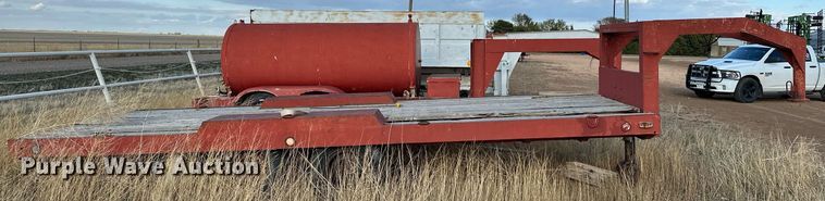 image for item LR9754 Shop built  equipment trailer