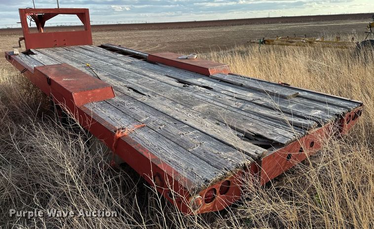 image for item LR9754 Shop built  equipment trailer