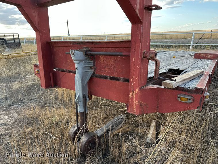 image for item LR9754 Shop built  equipment trailer
