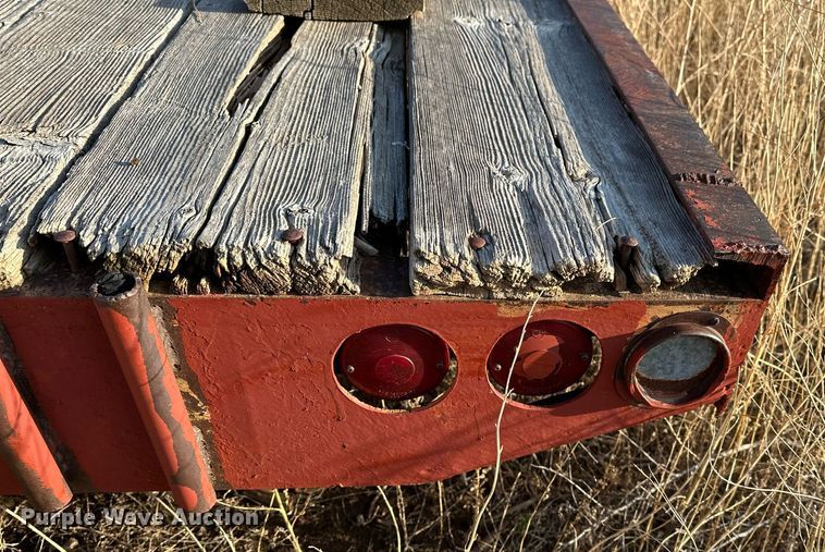 image for item LR9754 Shop built  equipment trailer