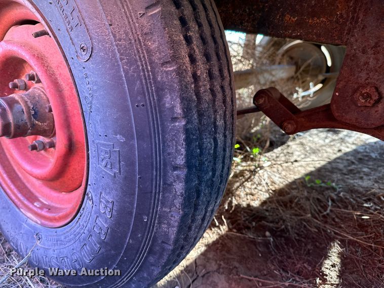 image for item LR9754 Shop built  equipment trailer