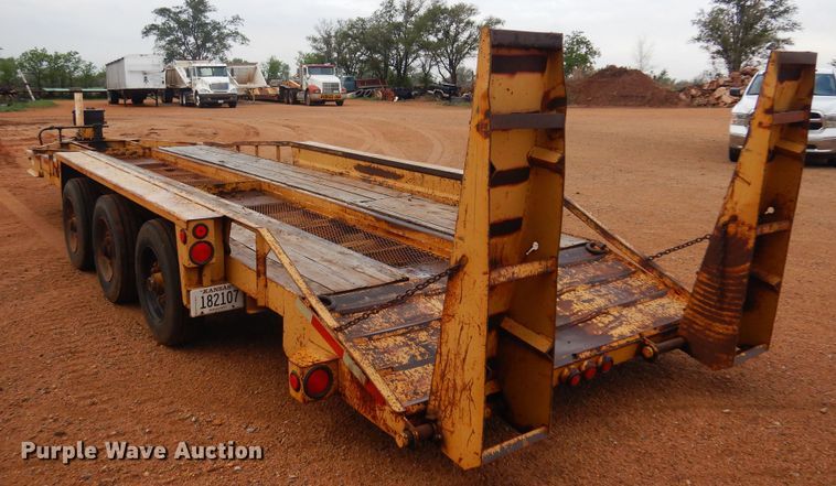 image for item LT9769 2008 Belshe  equipment trailer