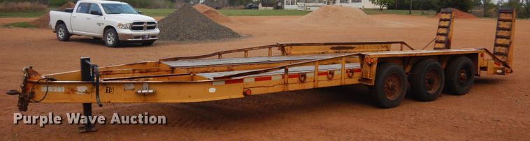 image for item LT9769 2008 Belshe  equipment trailer