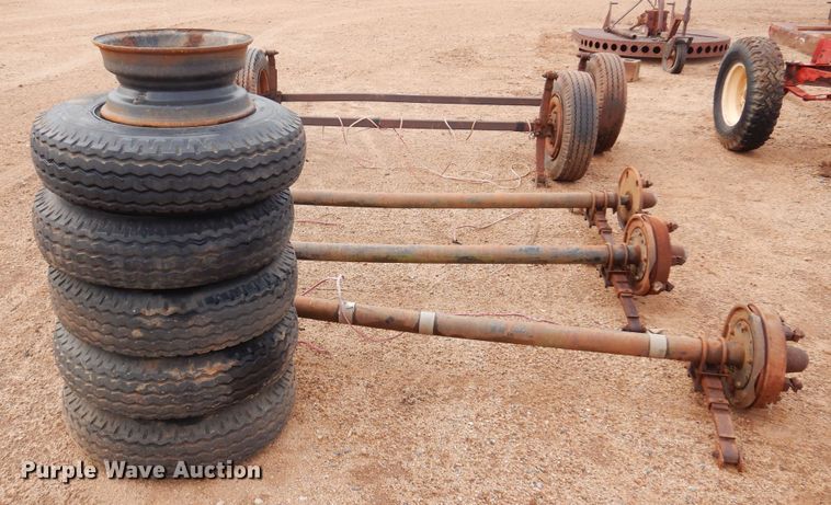 image for item LT9773 (5) trailer axles