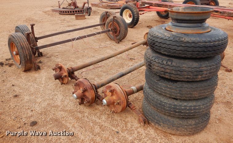 image for item LT9773 (5) trailer axles