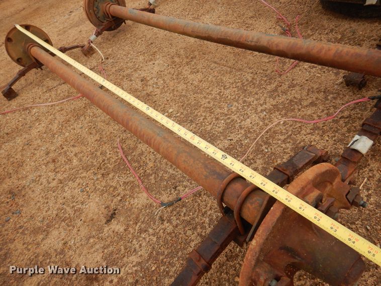 image for item LT9773 (5) trailer axles
