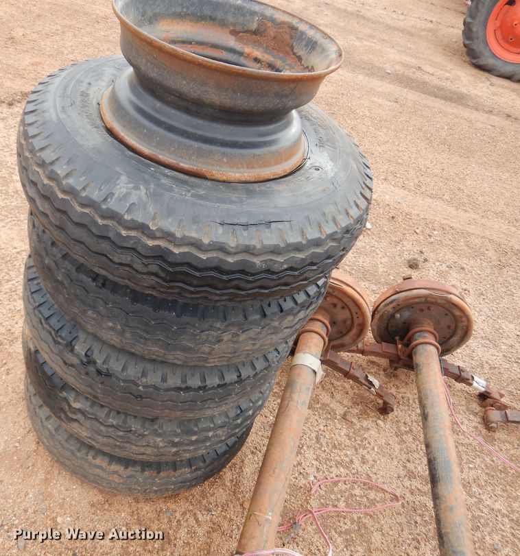 image for item LT9773 (5) trailer axles