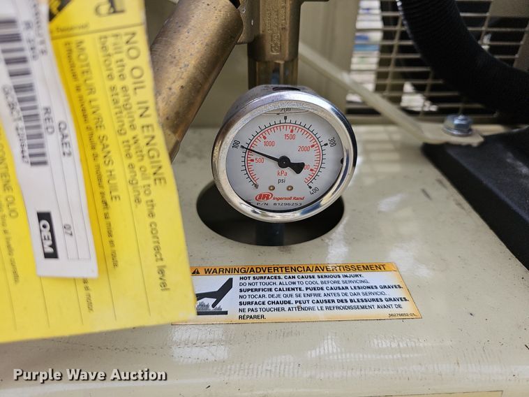 image for item LW9548 Ingersoll Rand 2475  air compressor