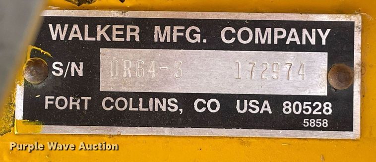 image for item LY9569 Walker MH38I-16  ZTR lawn mower