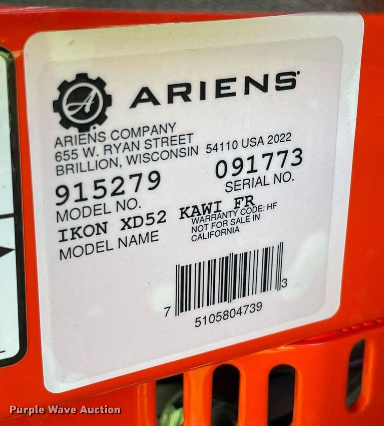 image for item LY9570 Ariens Ikon XD52  ZTR lawn mower