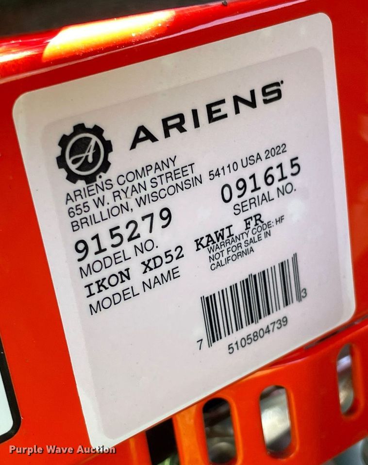 image for item LY9571 Ariens Ikon XD52  ZTR lawn mower