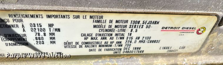 image for item MB9030 1997 Freightliner FL106  box truck