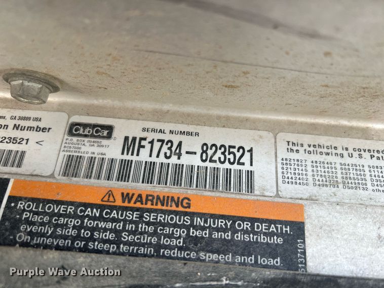 image for item MF9953 Club Car Carryall 300  golf cart