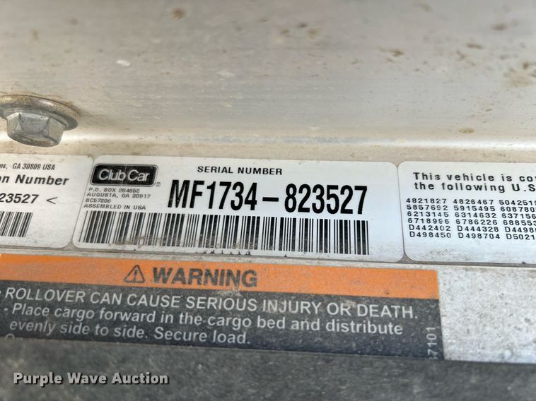 image for item MF9955 Club Car Carryall 300  golf cart