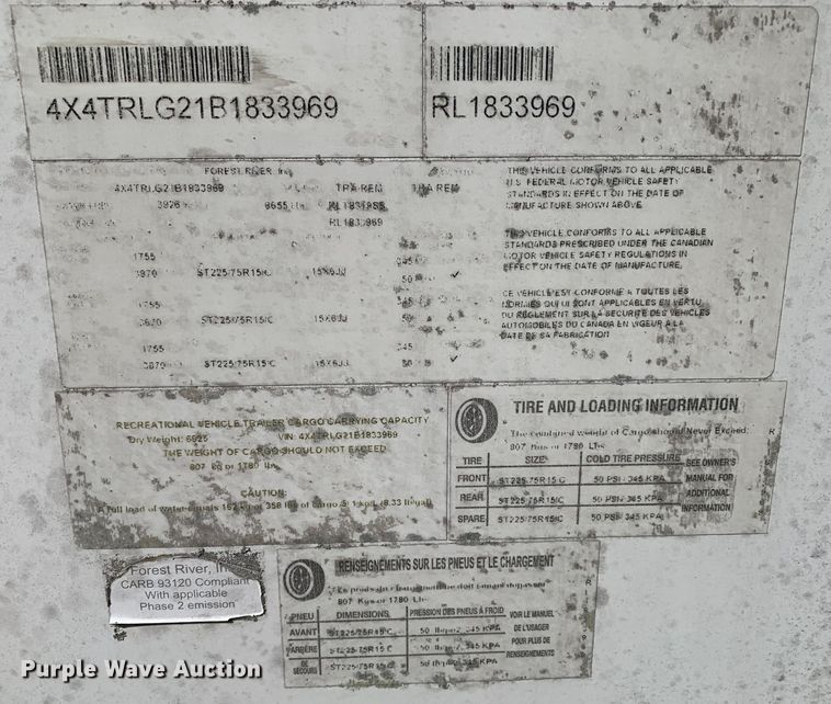 image for item MM9765 2011 Rockwood Signature Ultra Lite  camper