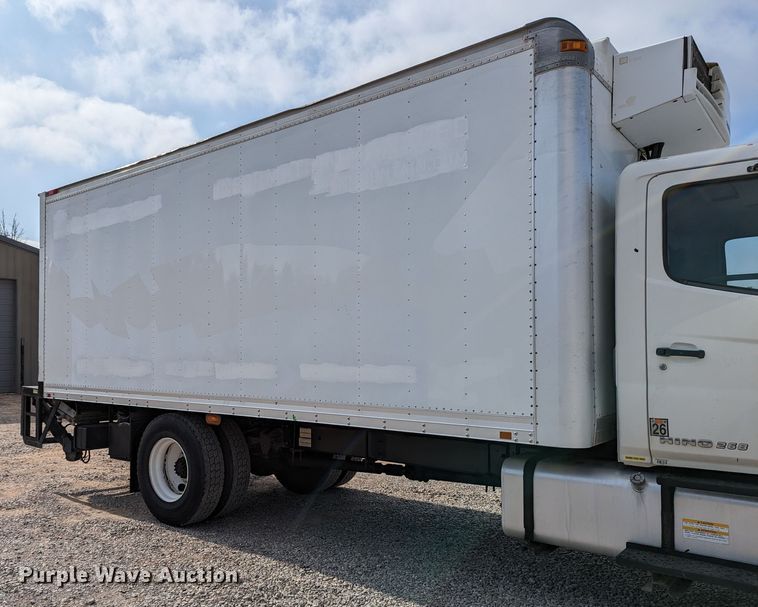 image for item MN9998 2010 Hino 268  refrigerated truck