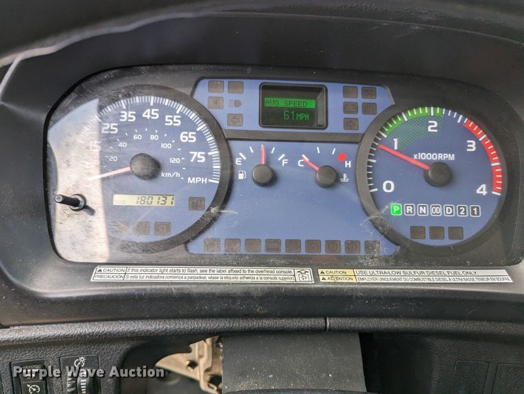 image for item MN9998 2010 Hino 268  refrigerated truck