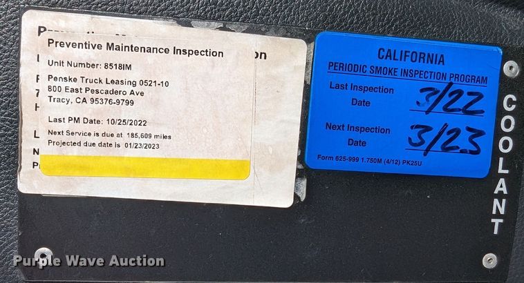 image for item MN9998 2010 Hino 268  refrigerated truck