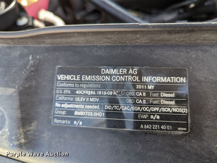 image for item MO9001 2011 Mercedes Benz Sprinter  van