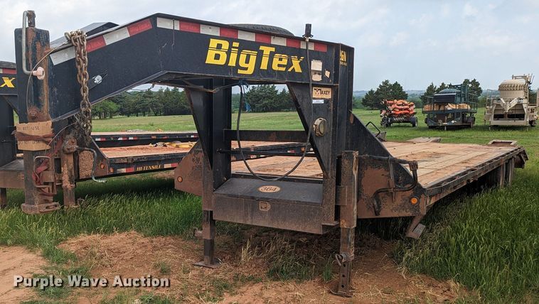 image for item MO9021 2014 Big Tex 22GN-25BK+5CP  equipment trailer