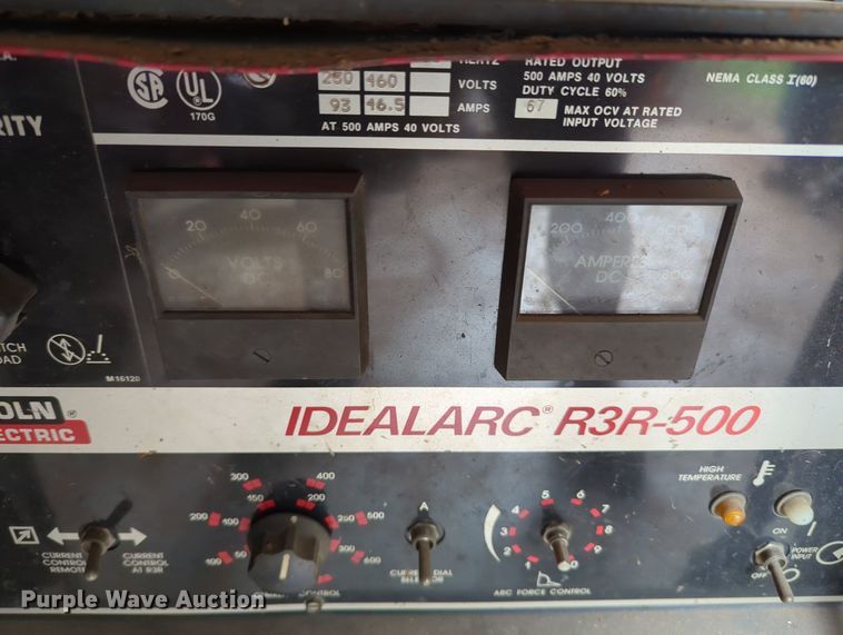 image for item MO9024 Lincoln Idealarc R3R-500  welder
