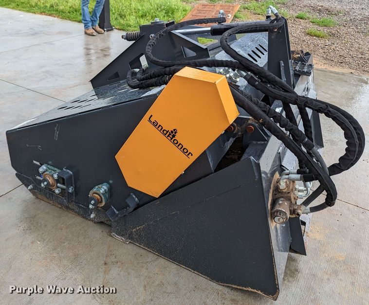 image for item MO9034 LandHonor  skid steer landscape rake