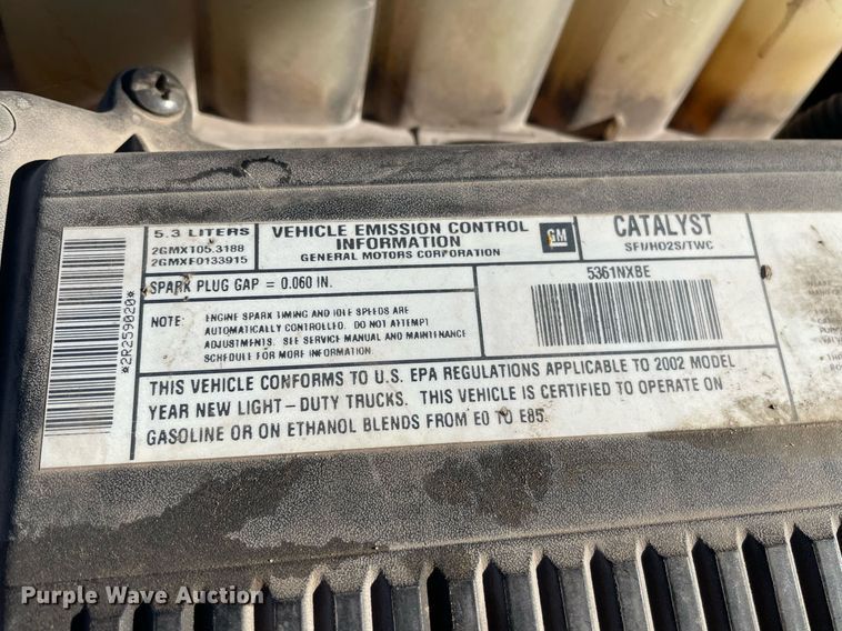 image for item MS9700 2002 Chevrolet Tahoe  SUV