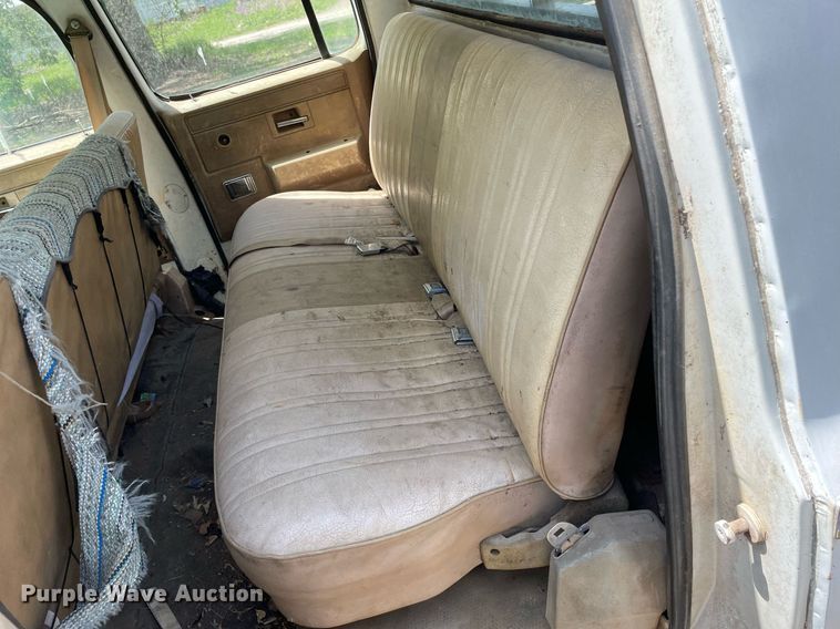 image for item MS9754 1982 Chevrolet C30  Crew Cab flatbed pickup truck