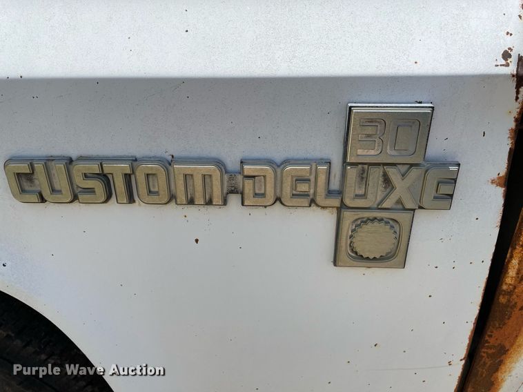 image for item MS9754 1982 Chevrolet C30  Crew Cab flatbed pickup truck