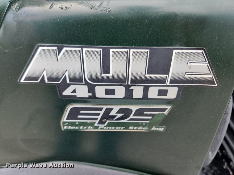 image for item MW9760 2017 Kawasaki Mule 4010  utility vehicle