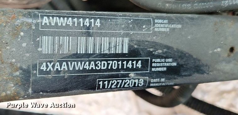 image for item MW9770 2013 Bobcat 3650  utility vehicle