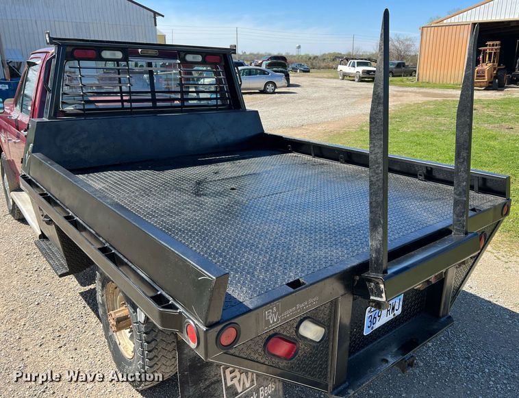 image for item MY9676 1989 Ford F250  bale bed pickup truck